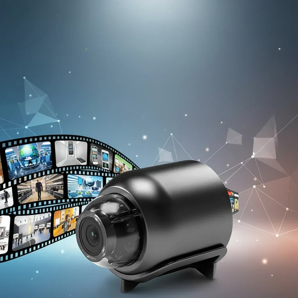 Compact Indoor WiFi HD Surveillance Camera for Home Safety