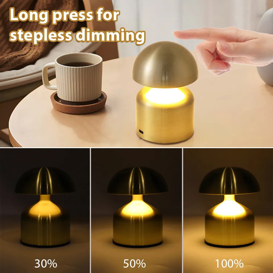Versatile Touch-Control LED Night Lamp with 3 Color Settings