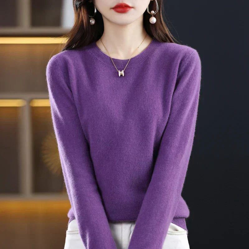 LuxeCashmere Women's Pure Merino Wool Sweater Collection