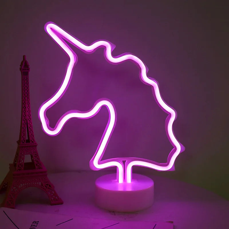 Charming LED Table Lamp with USB & Battery Options for Any Space