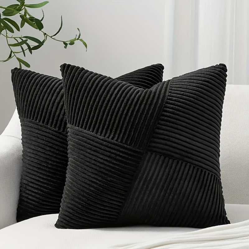 Set of 2 Cozy Velvet Cushion Covers | 50×50 cm