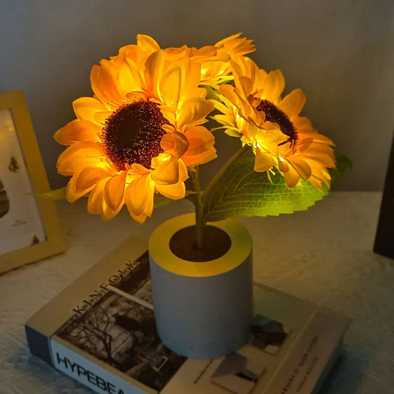 Charming Floral LED Table Lamp for Cozy Spaces