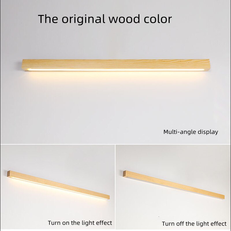Retro Wooden Vintage Wall Lamp
