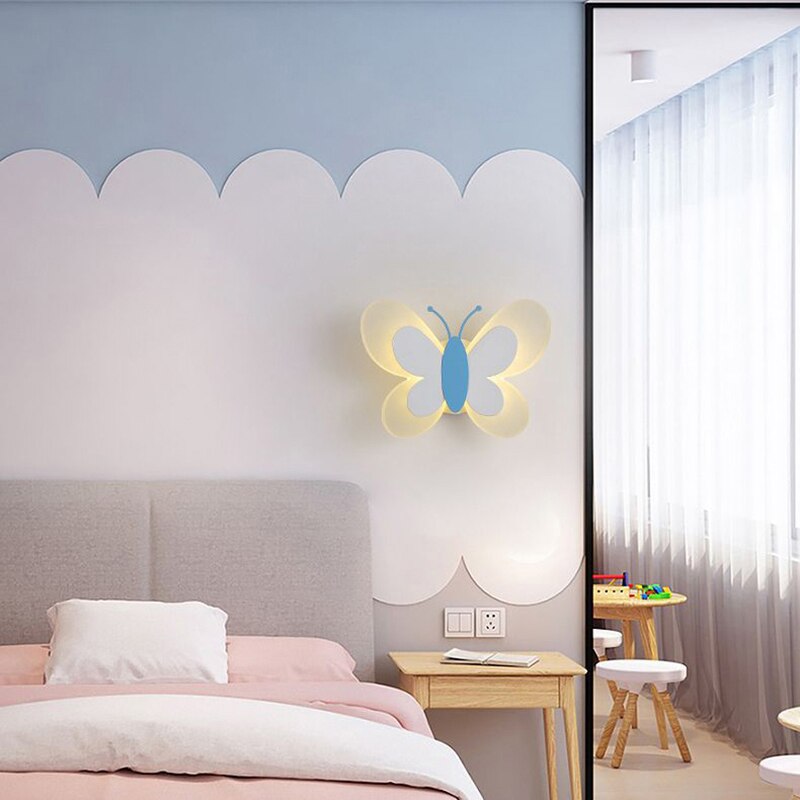 Wall Lamp Butterflies for Children's Room