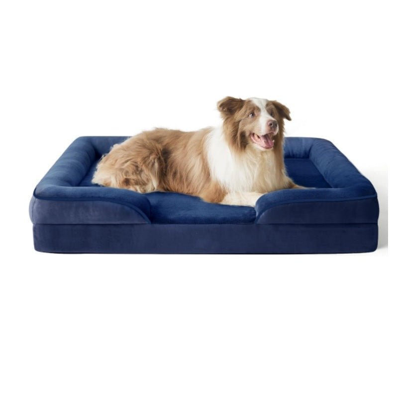PawHaven Orthopedic Pet Bed with Washable Velvet Cover