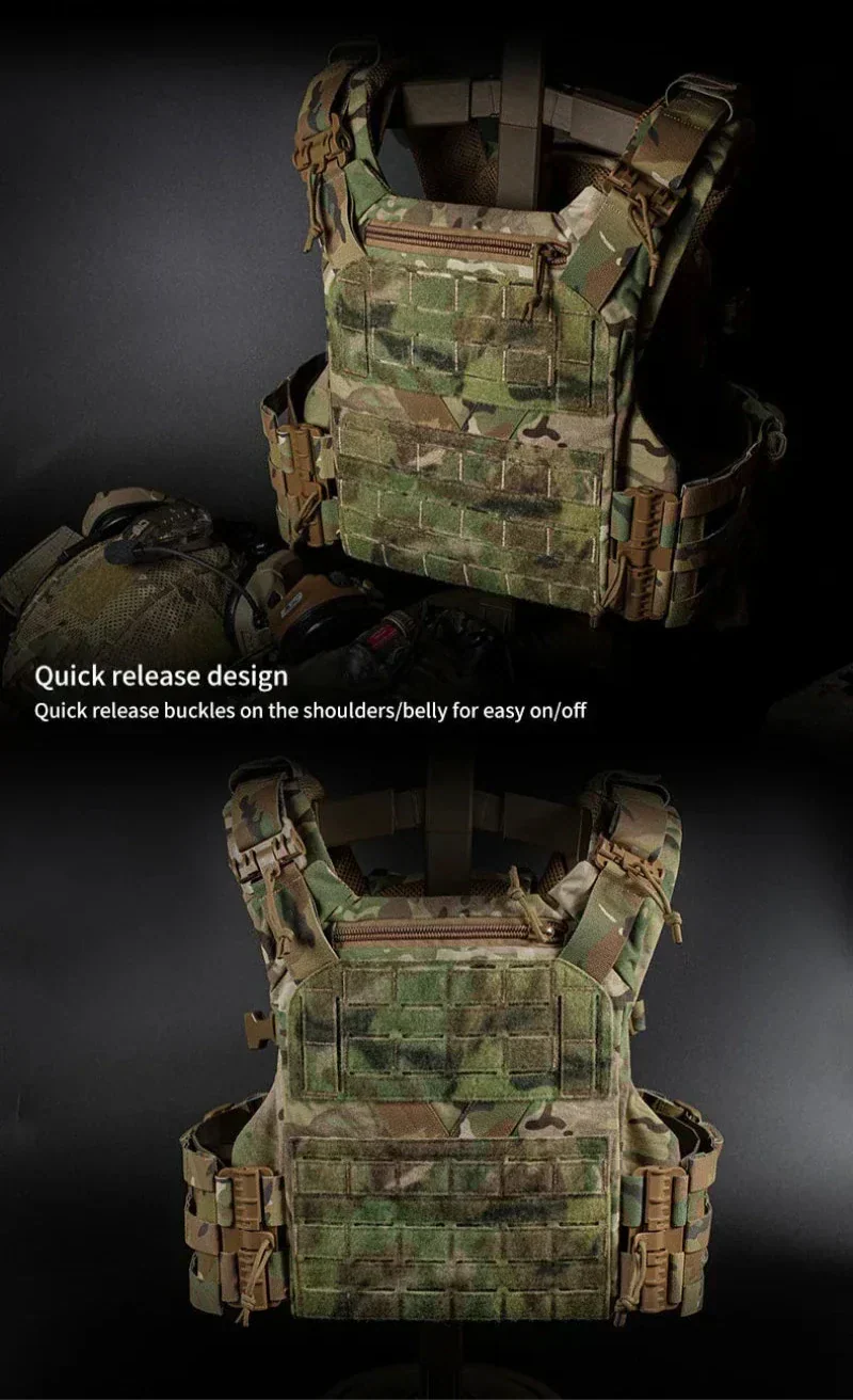 Guardian Tactical Vest with Quick-Release and Modular Design
