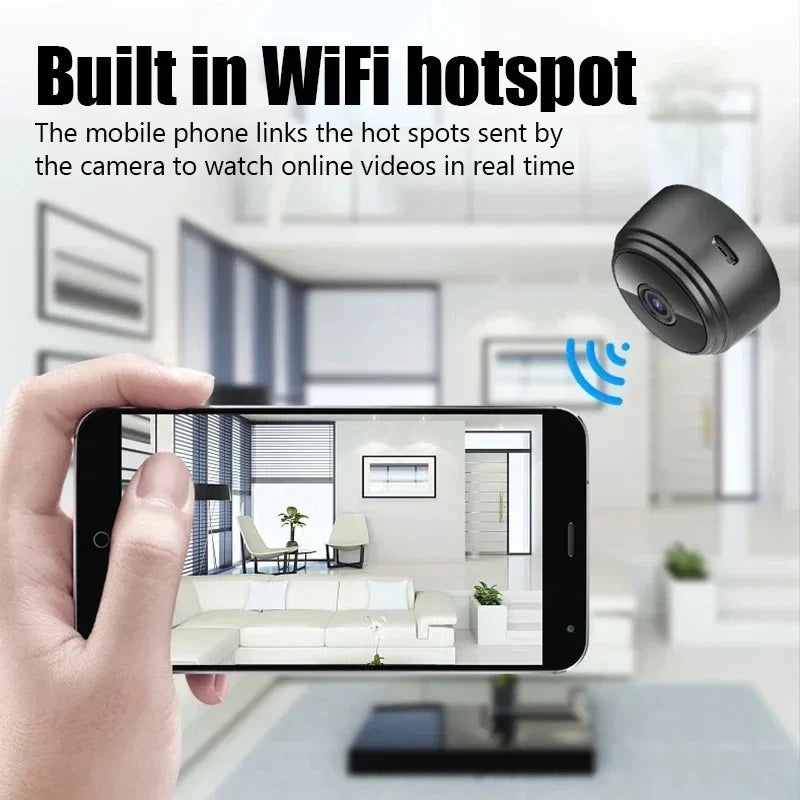 SmartHome Vision Mini Camera for Indoor Surveillance