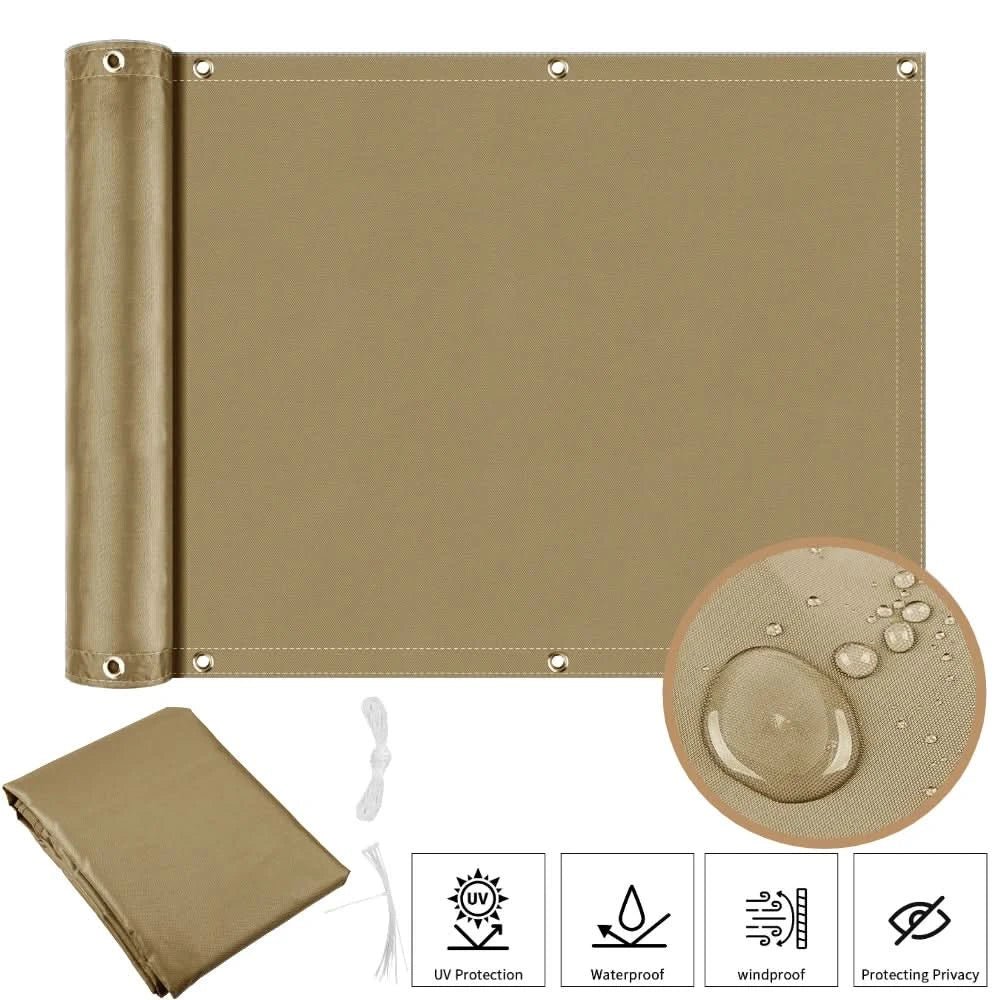 GardenGuard Outdoor Privacy Screen with UV and Weather Protection