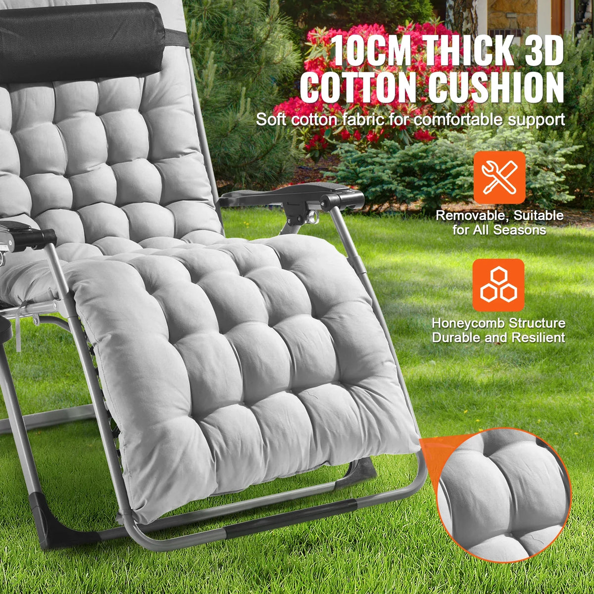 Floating Bliss Recliner Chair with Adjustable Comfort and Cup Holder