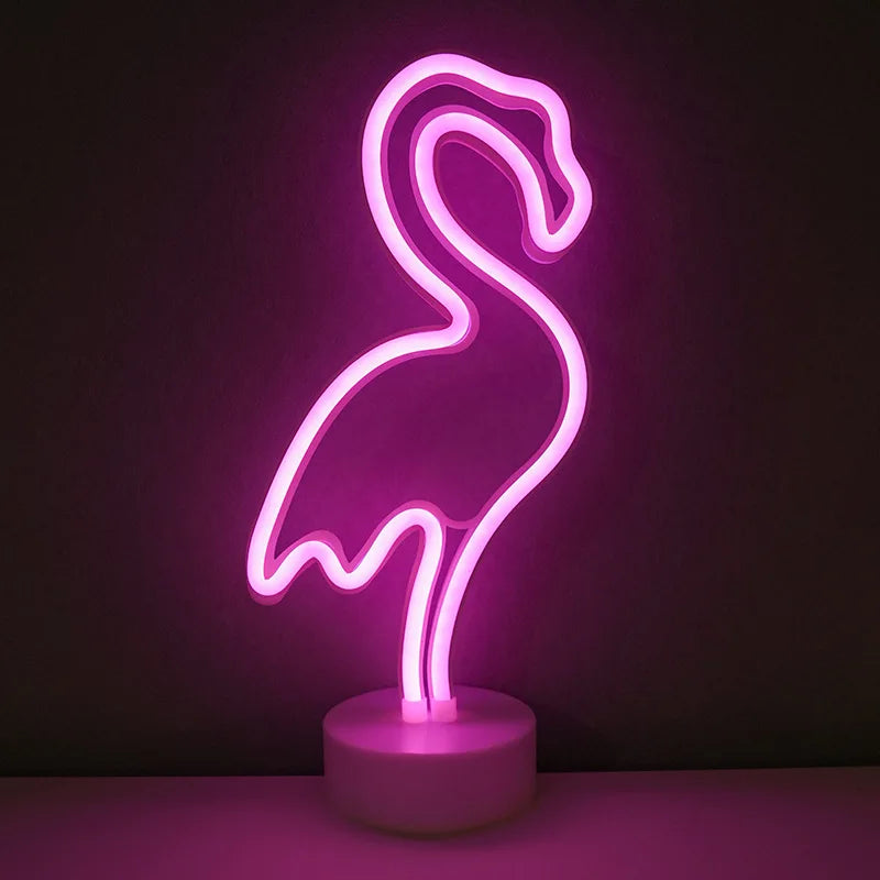 Charming LED Table Lamp with USB & Battery Options for Any Space