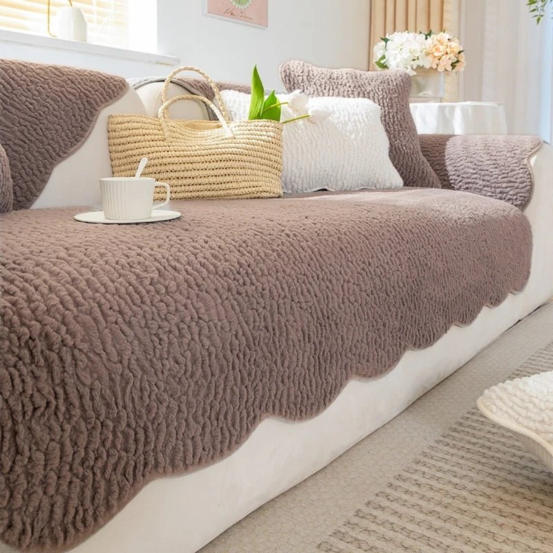 Snug Haven Plush Fleece Sofa Blanket for Ultimate Winter Comfort