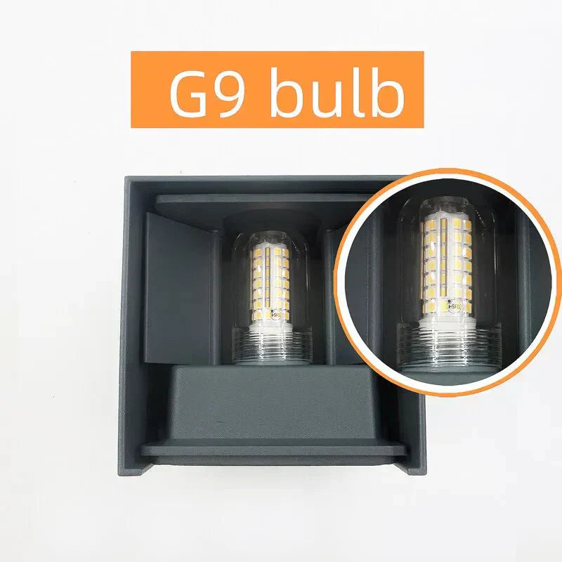 LumenSphere Waterproof LED Wall Fixture with G9 Bulb
