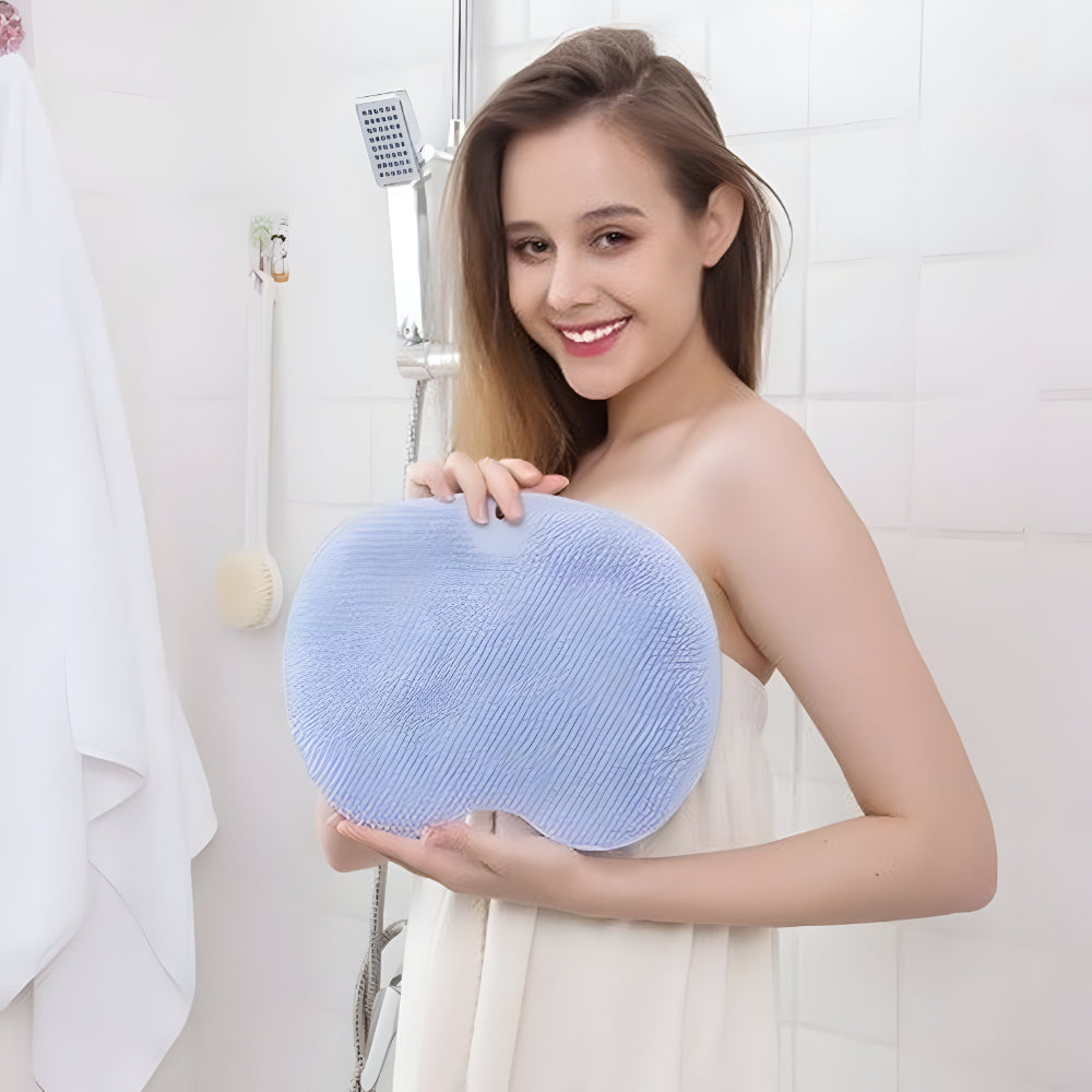 Non-Slip Exfoliating Shower Scrubber Mat for Feet and Body