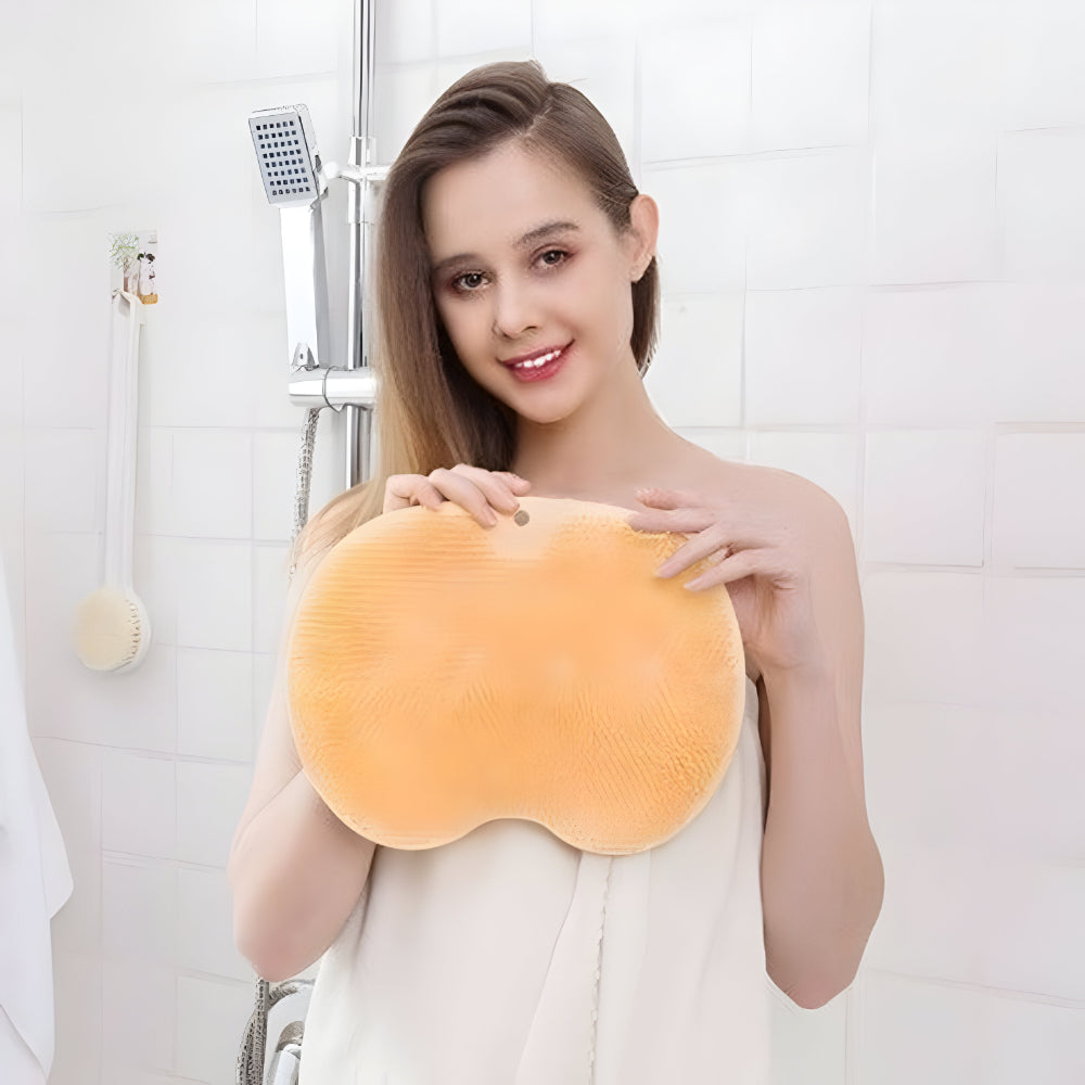 Non-Slip Exfoliating Shower Scrubber Mat for Feet and Body
