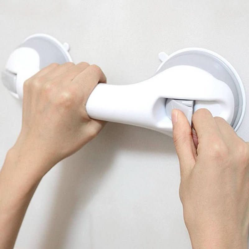 SecureGrip Bathroom Safety Handle with Strong Suction Cups
