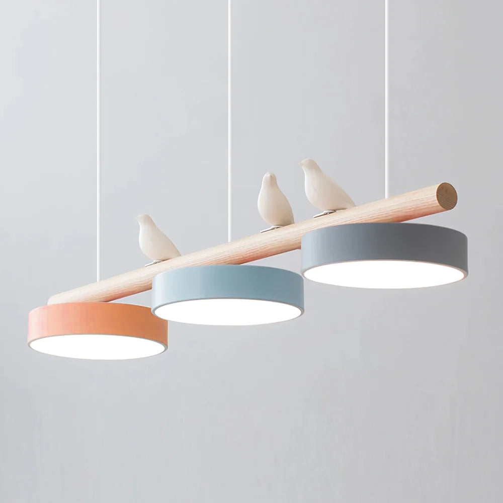 Elegant Glass Bird Pendant Light Fixture – Charming Design
