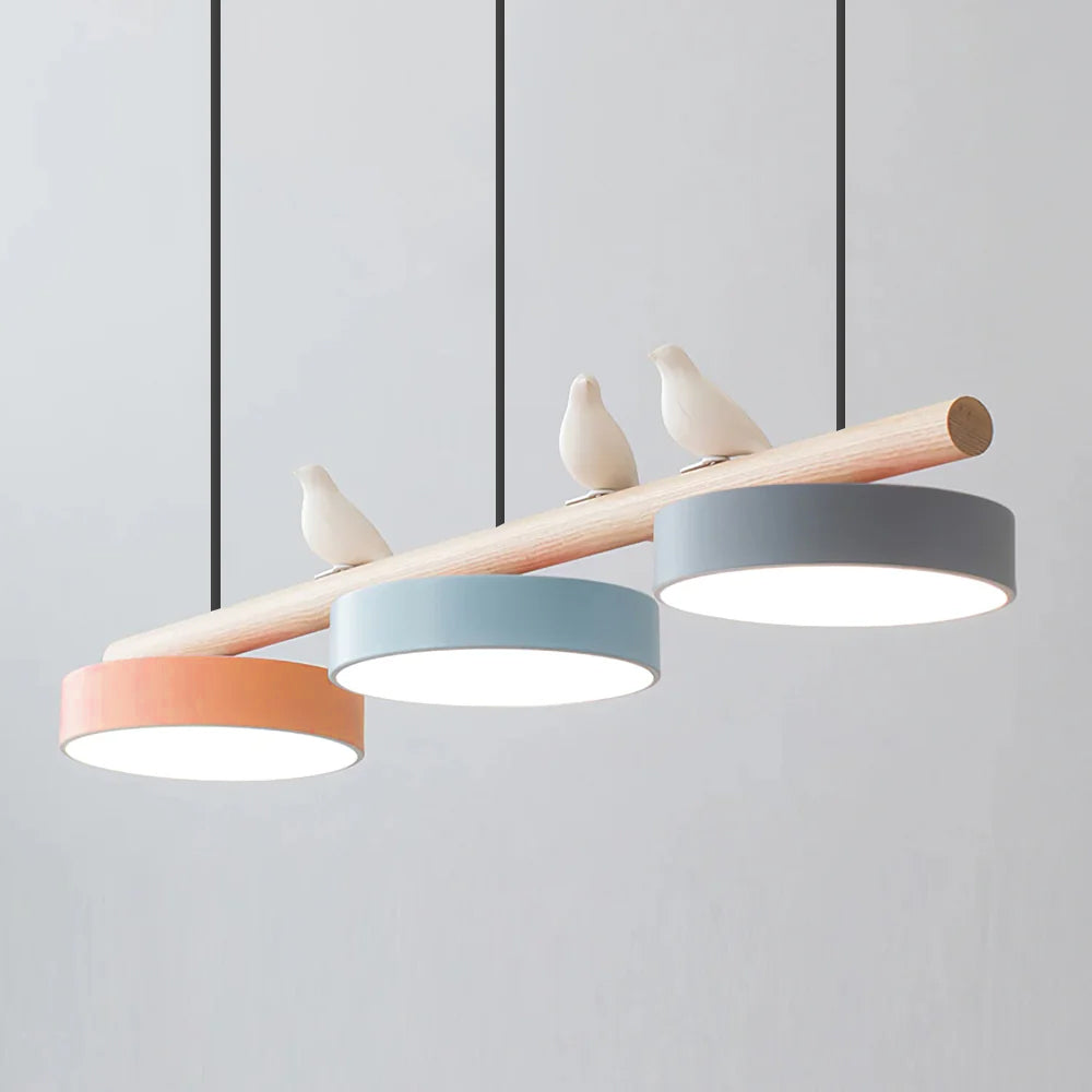 Elegant Glass Bird Pendant Light Fixture – Charming Design