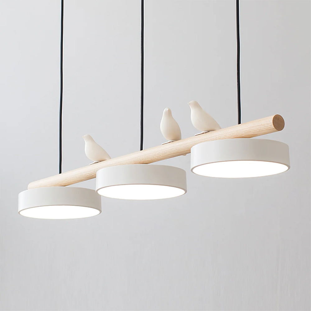 Elegant Glass Bird Pendant Light Fixture – Charming Design