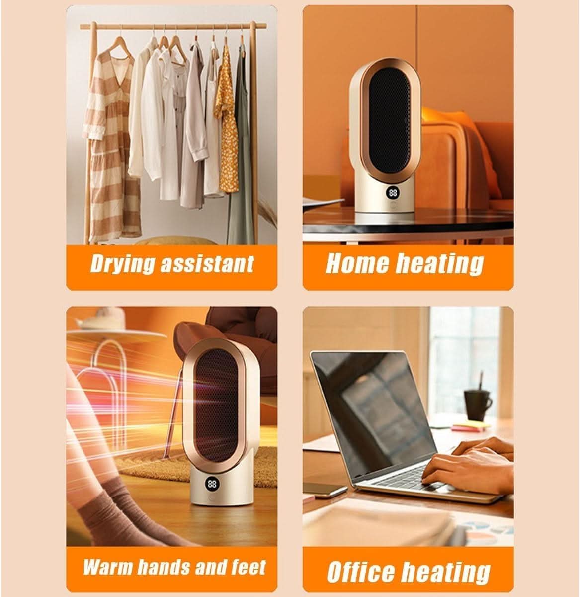 CozyWave Travel Heater - Compact, Lightweight, and Powerful
