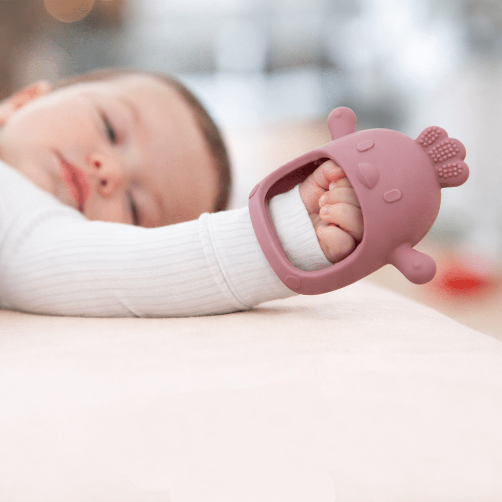 Gentle Silicone Teething Glove for Baby's Comfort