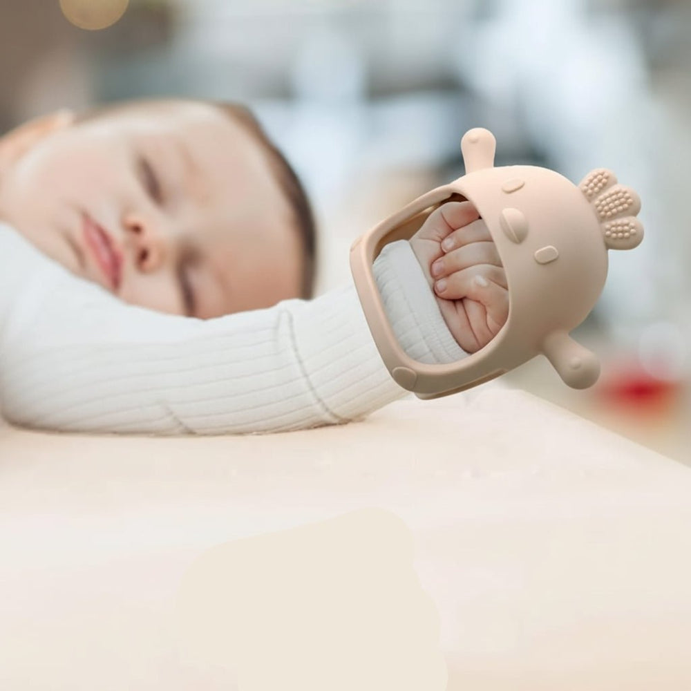 Gentle Silicone Teething Glove for Baby's Comfort
