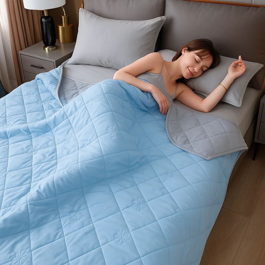 Cooling Blanket with Instant Chill Technology | Hypoallergenic for Sensitive Skin