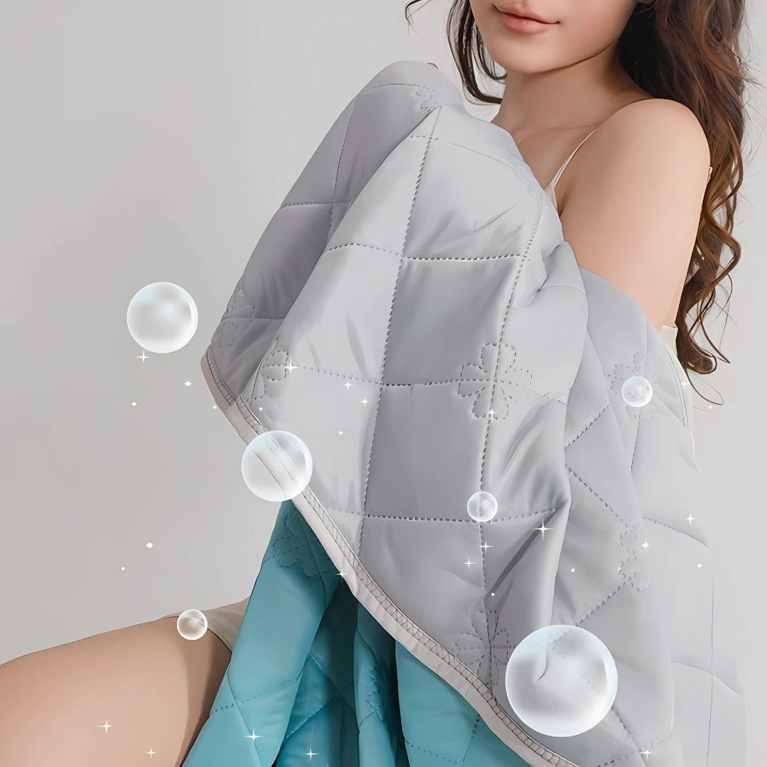 Cooling Blanket with Instant Chill Technology | Hypoallergenic for Sensitive Skin