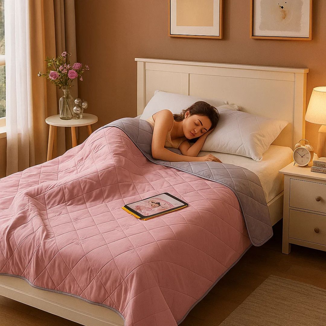 Cooling Blanket with Instant Chill Technology | Hypoallergenic for Sensitive Skin