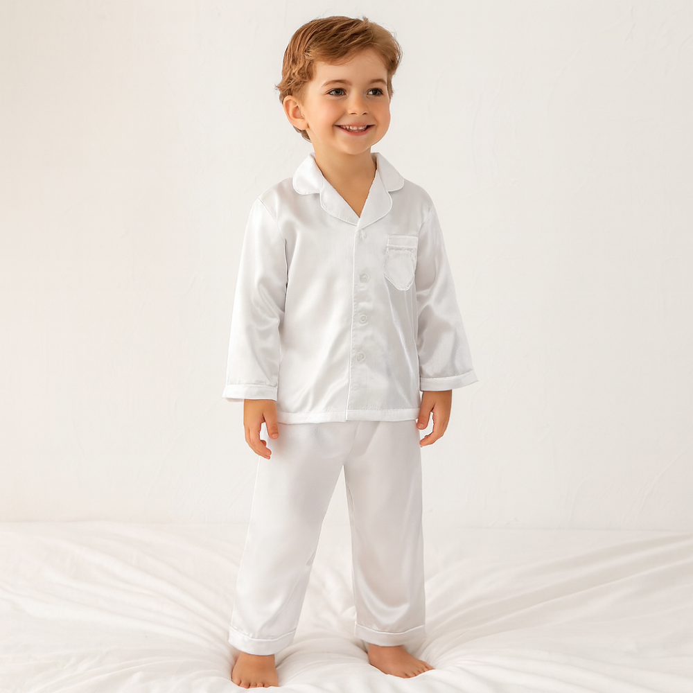 Cozy Button-Down Pajama Set for Kids with Coordinating Pieces
