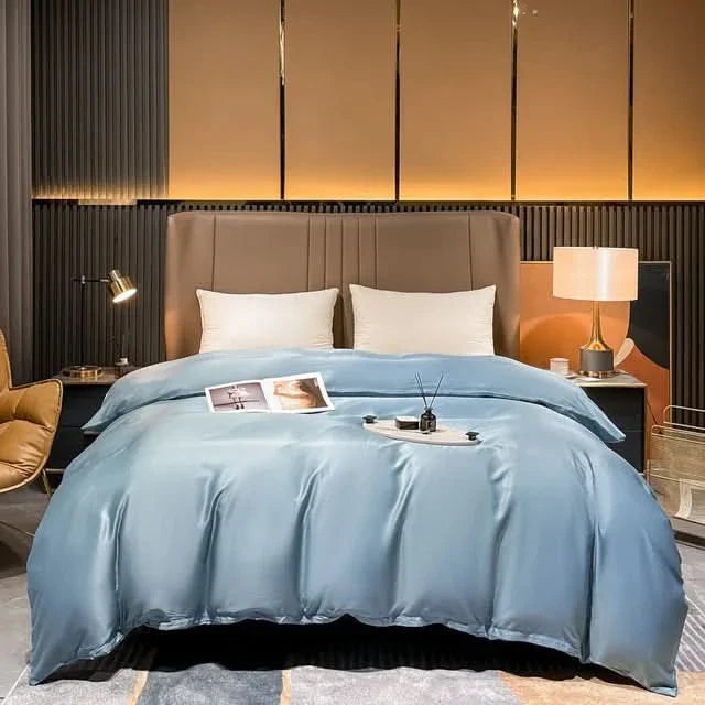 Luxurious Duvet Cover Made of Mulberry Silk with Zipper Closure