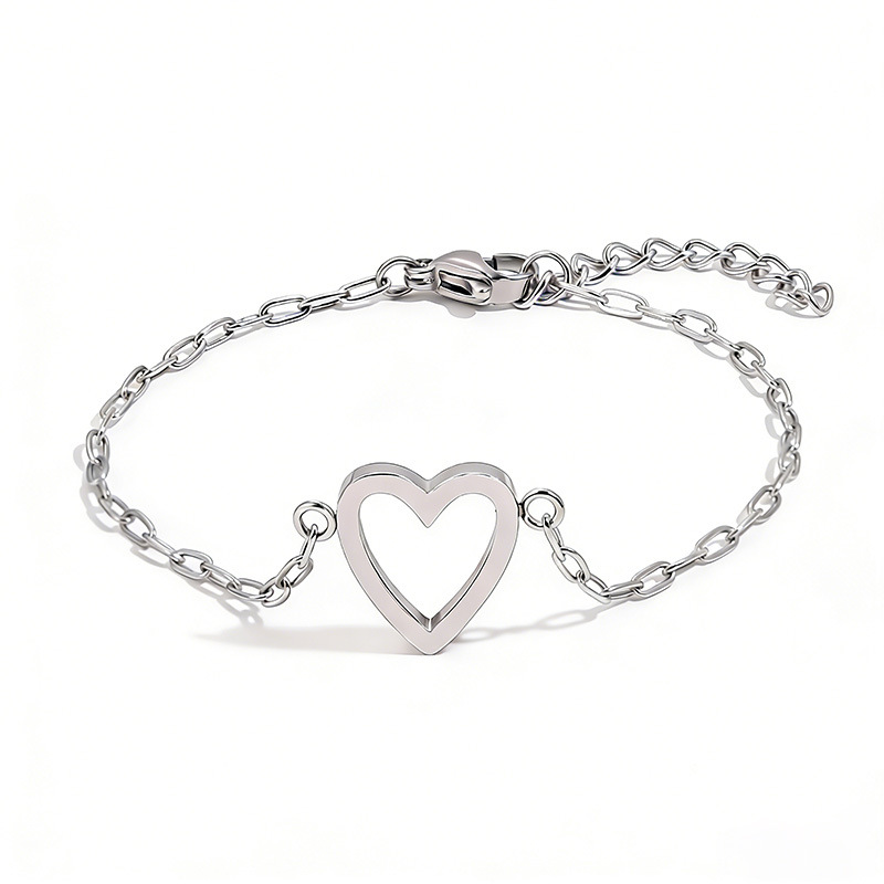 Intertwined Hearts Adjustable Couples Bracelet