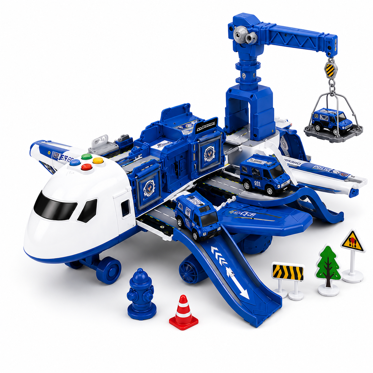 Adventure Airplane Playset with Multi-Vehicle Fun for Creative Role Play