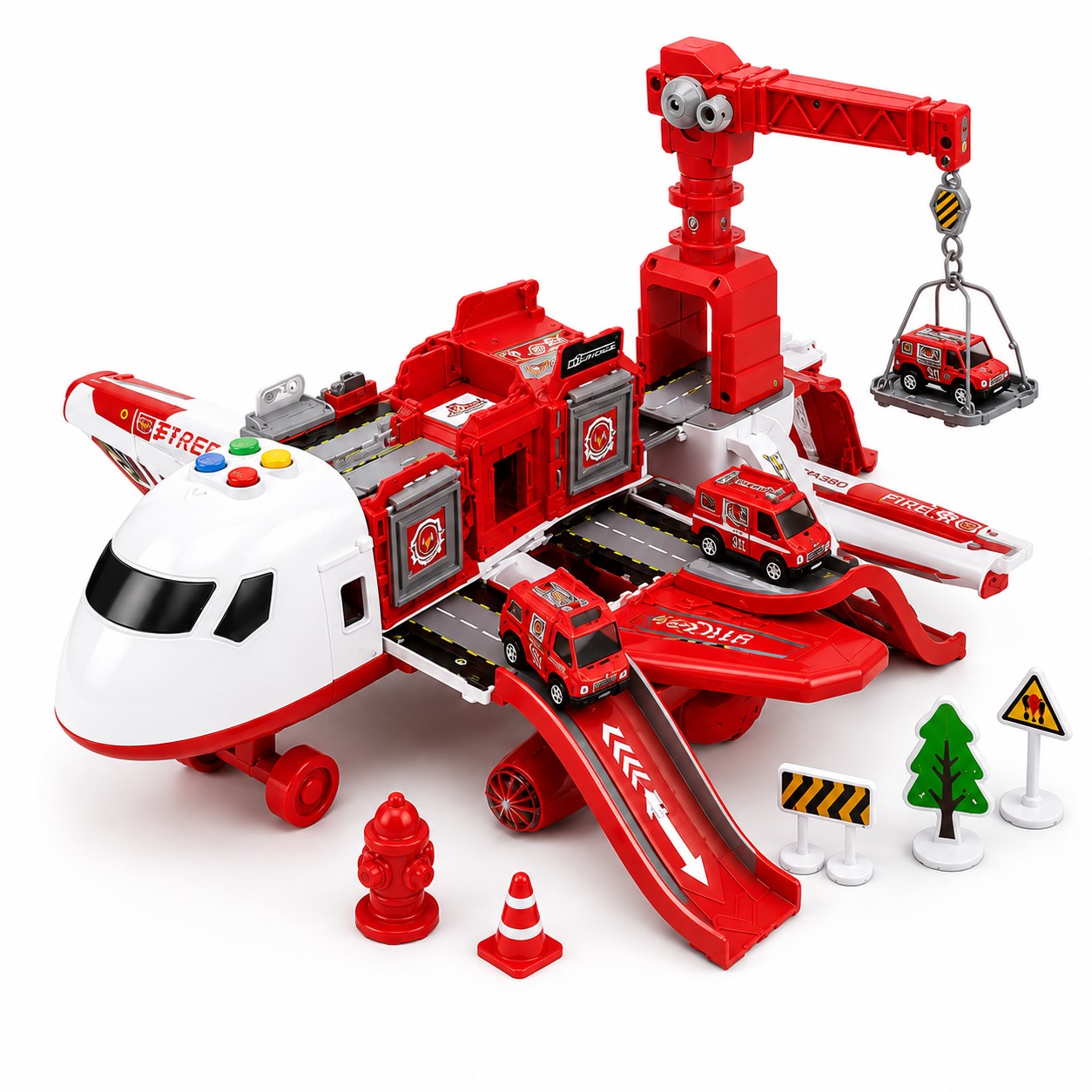 Adventure Airplane Playset with Multi-Vehicle Fun for Creative Role Play