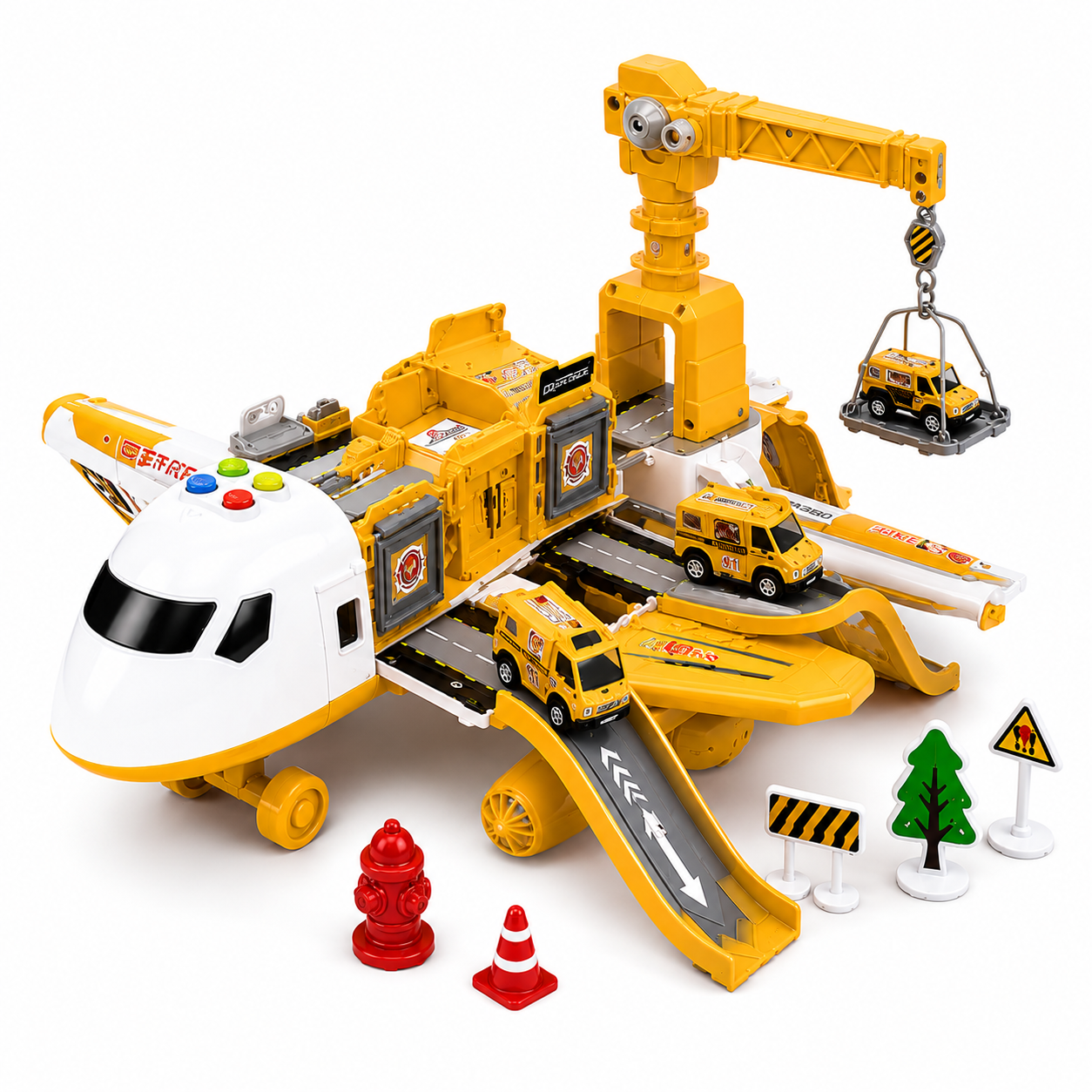 Adventure Airplane Playset with Multi-Vehicle Fun for Creative Role Play