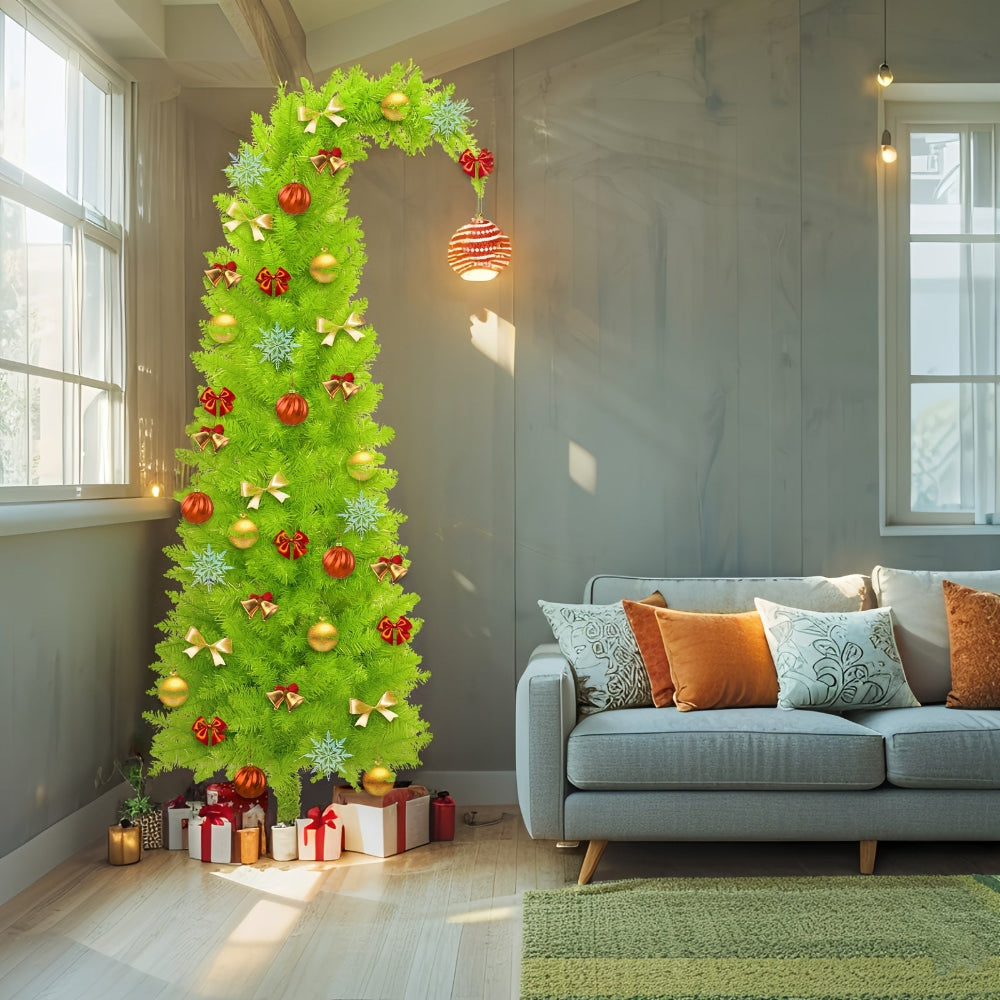 Sleek Space-Saving Artificial Christmas Tree for Any Room