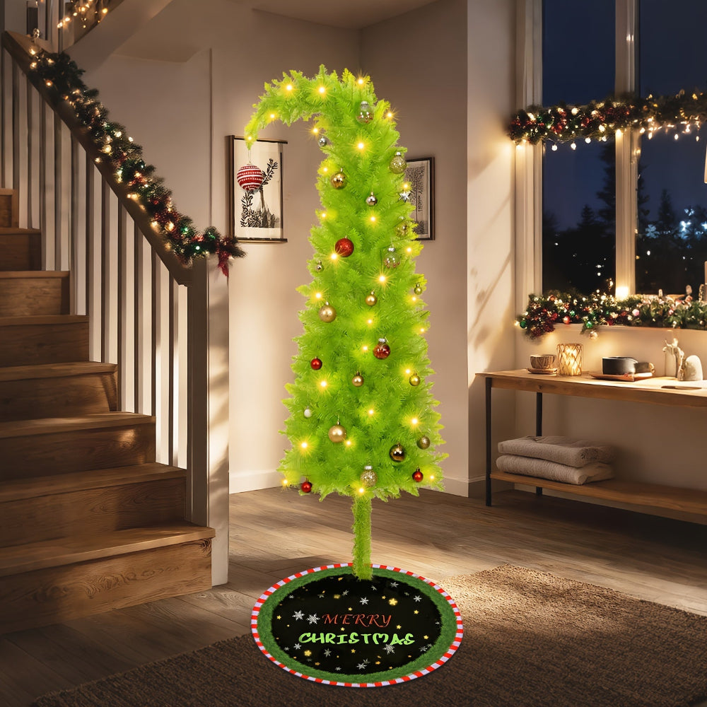 Sleek Space-Saving Artificial Christmas Tree for Any Room