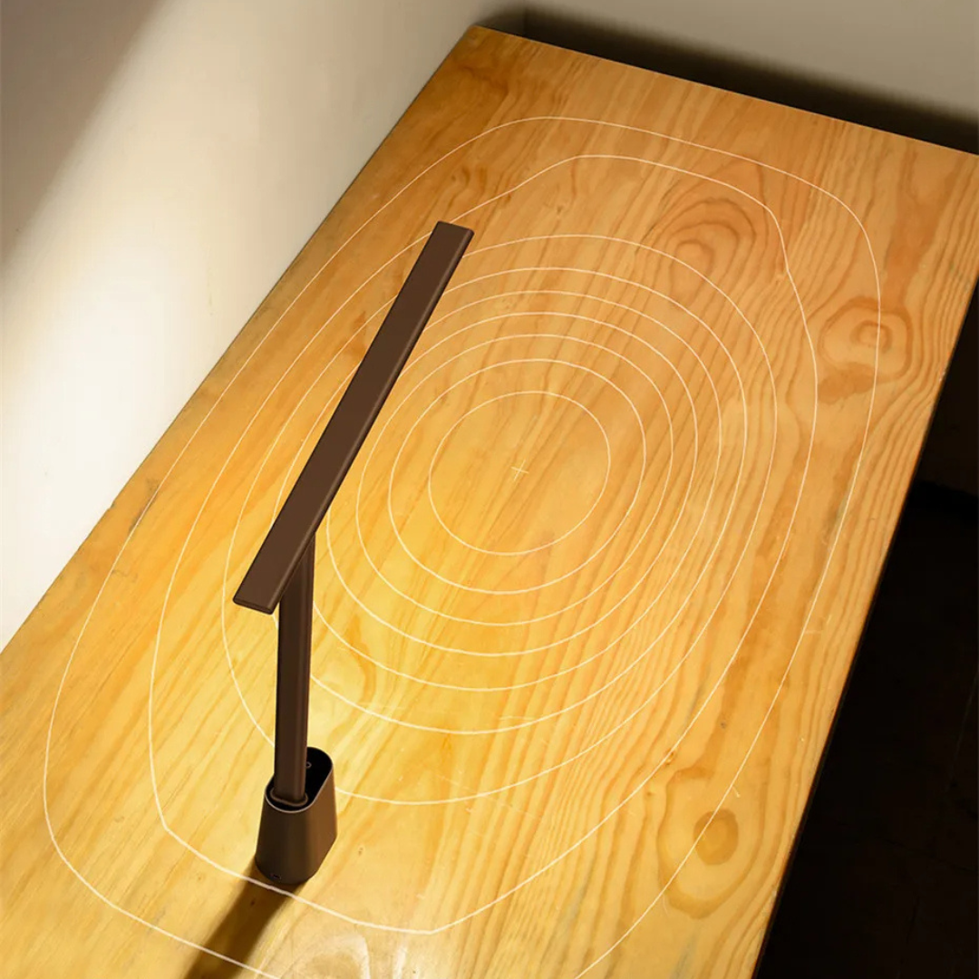 Battery-Powered Desk Lamp with Dimmable LED Light