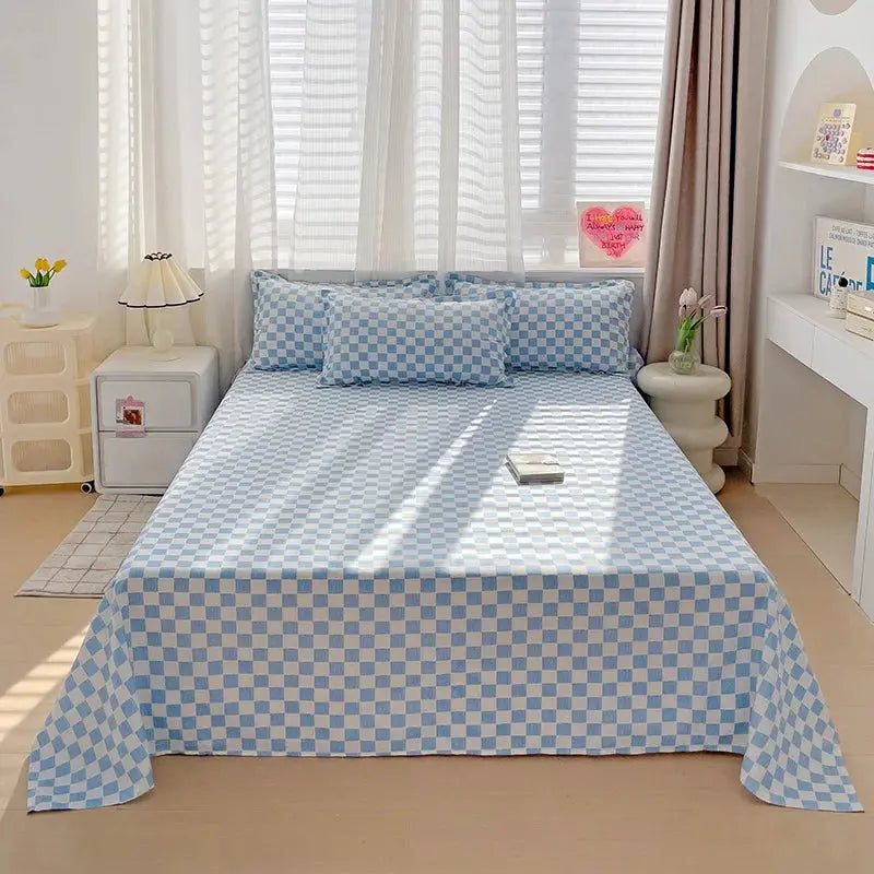 Soft Solid Design Bedsheet Set – Versatile Bedding for Comfort