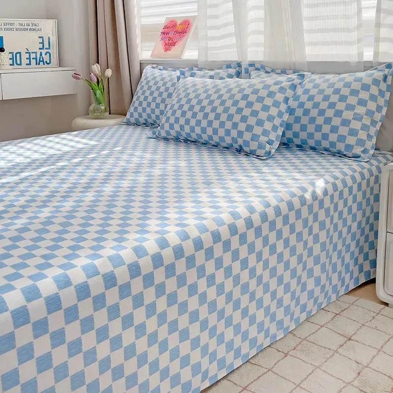 Soft Solid Design Bedsheet Set – Versatile Bedding for Comfort