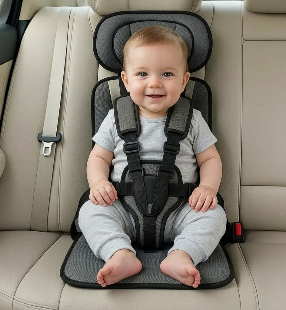Ultimate Travel Booster Seat for Kids with Safety Harness