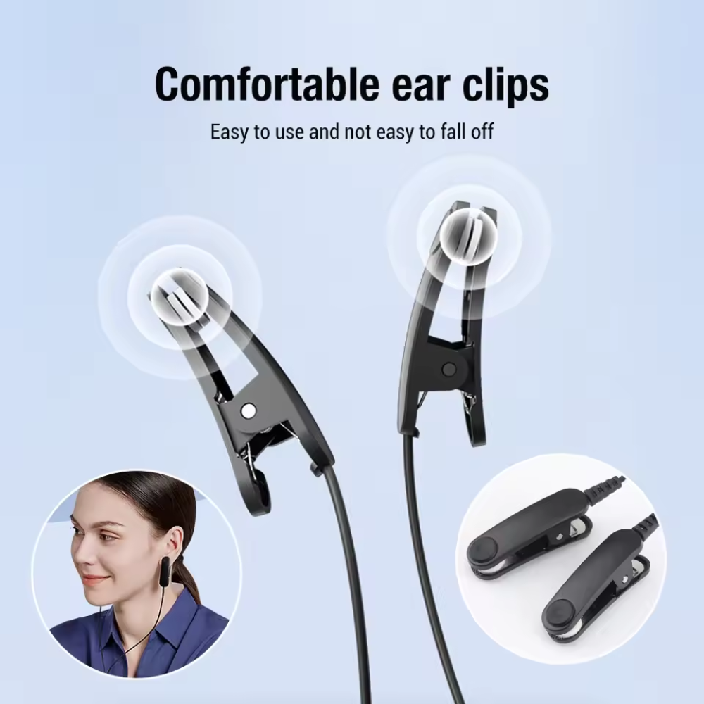 Rechargeable Sleep Aid with Ear Clip – Adjustable Settings