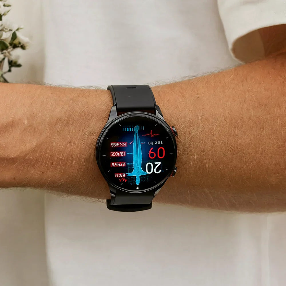 Wellness Tracker Smartwatch with Heart Health Monitoring