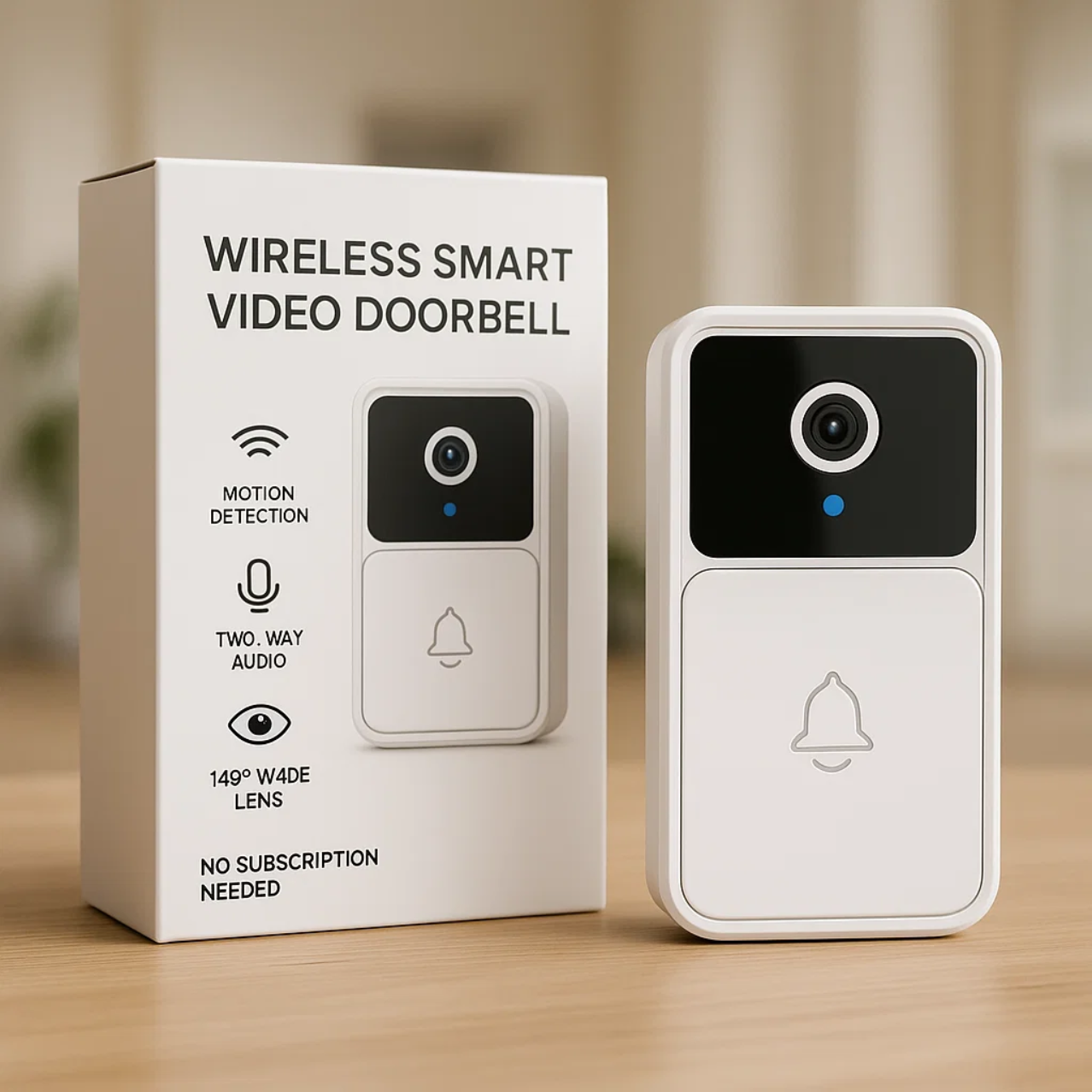 1080p HD Video Doorbell with Motion Detection Alerts