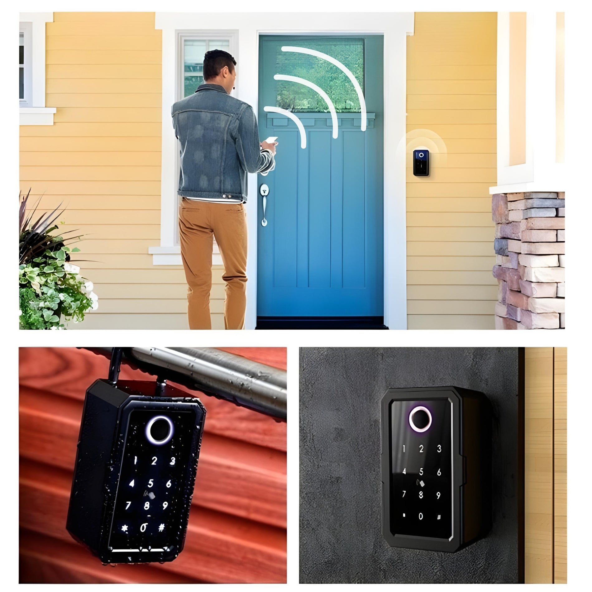 Wi-Fi Smart Lockbox – Key Storage with Fingerprint Access