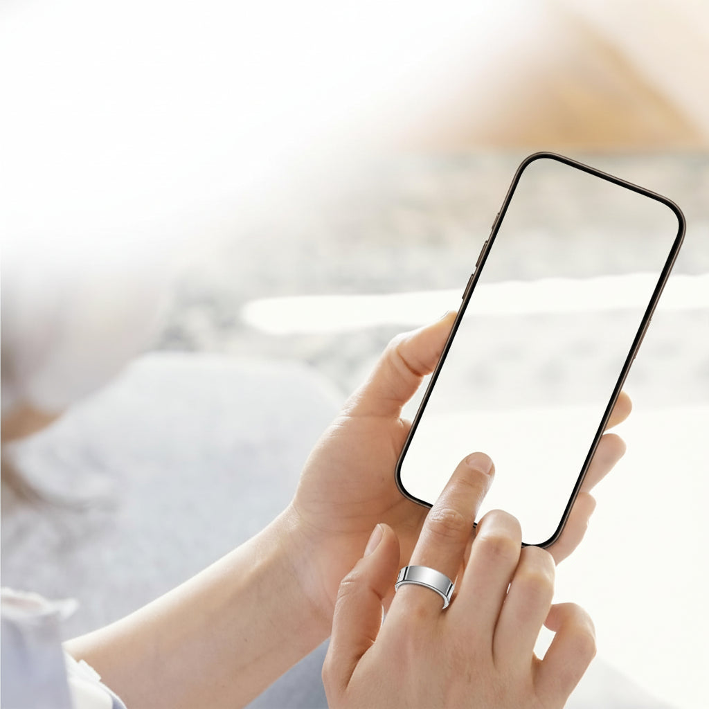 All-Day Health Tracker Ring with Sleep Analysis and Fitness Metrics