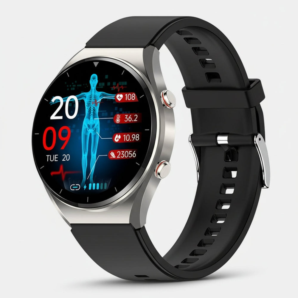 Wellness Tracker Smartwatch with Heart Health Monitoring