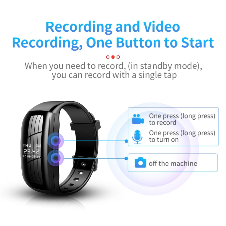 1080P HD Video Smart Watch with Voice Activation for Personal Safety