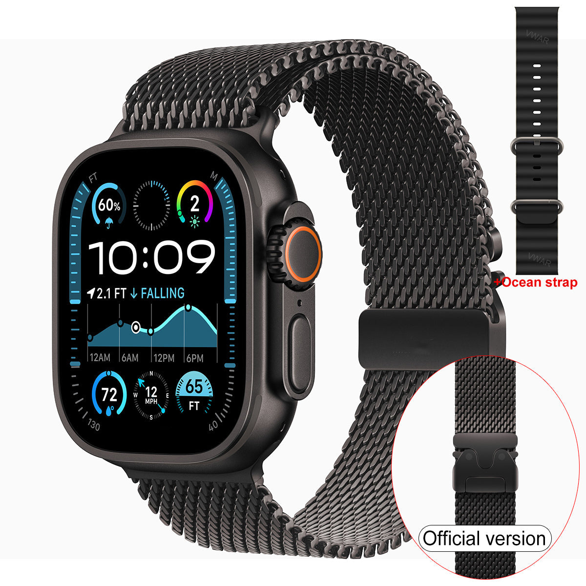 Health Monitoring Smartwatch with AMOLED Screen & 173 Sports Modes
