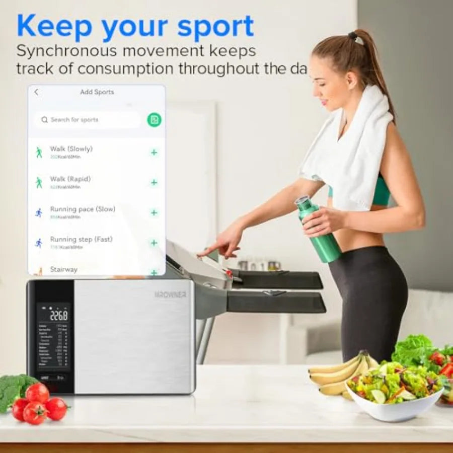 Nutritional Calculator Kitchen Scale with Free Weight Loss App