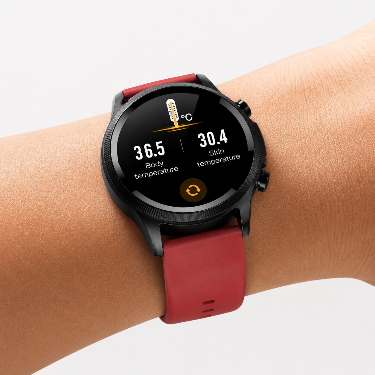 Fitness Tracker Smartwatch with Heart Rate and Glucose Monitoring – Stylish Everyday Health Device